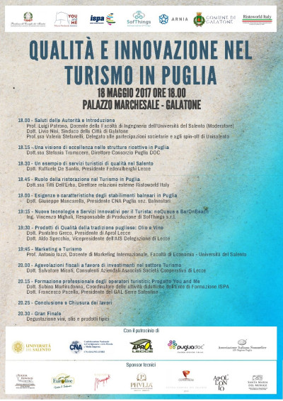 Qualità e innovazione nel Turismo in Puglia