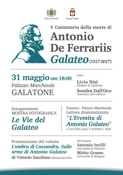 Celebrazioni V Centenario della Morte di Antonio de Ferraris Galateo
