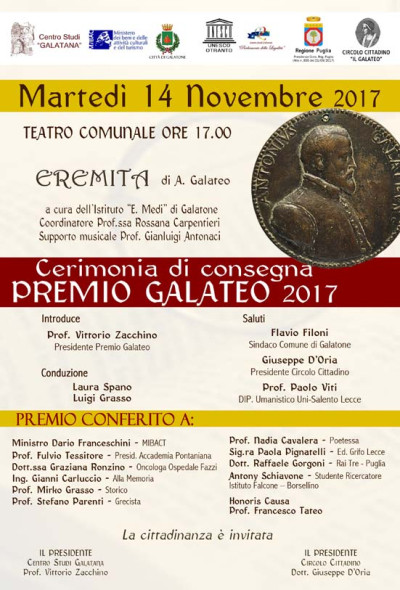 Premio Galateo 2017