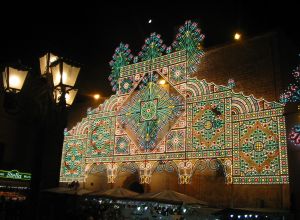 Luminarie 2009 in piazza SS. Crocifisso
