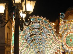 Luminarie 2009 in Via Regina Elena