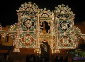 Luminarie 2009 in Piazza S. Sebastiano