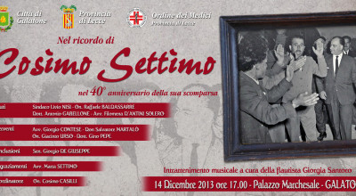 40° anniversario della morte di Cosimo Settimo