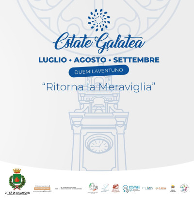 PROGRAMMA ESTATE GALATEA 2021 … Ritorna la meraviglia!