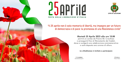 Celebrazione Commemorativa del 25 Aprile