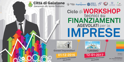 Workshop tecnici su finanziamenti agevolati per le imprese