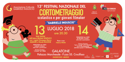 13° Festival Nazionale del Cortometraggio scolastico e per giovani filmaker