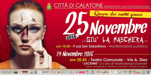 25 novembre 2016 - Giù la maschera