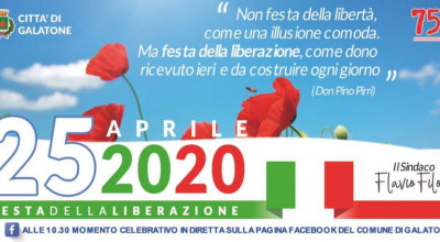 75° ANNIVERSARIO DELLA LIBERAZIONE