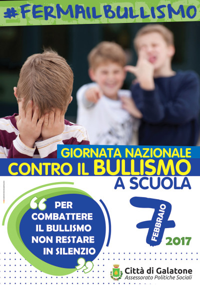 giornata nazionale contro il bullismo nelle scuole