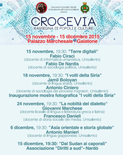 Calendario delle attività istituzionali dal 23 al 28 novembre
