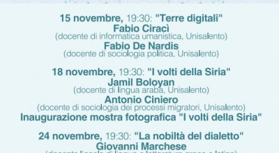 Calendario delle attività istituzionali dal 23 al 28 novembre 