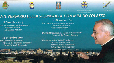 Decimo Anniversario della scomparsa di Don Mimino Colazzo