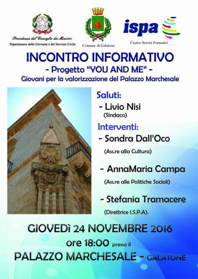 Incontro informativo - Progetto you and me