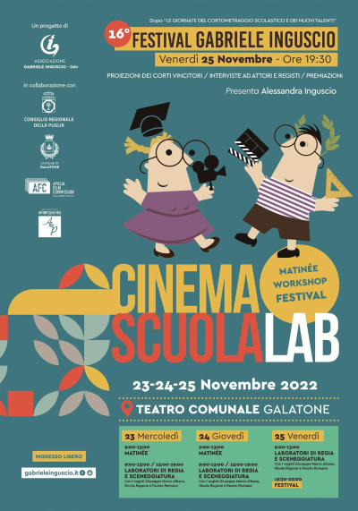 16° Festival Gabriele Inguscio - CinemaScuolaLab