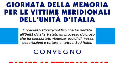 GIORNATA DELLA MEMORIA PER LE VITTIME MERIDIONALI DELL' UNITÀ D'ITALIA 