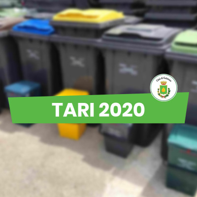 TARI 2020 - AVVISO AI CONTRIBUENTI