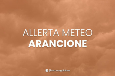 ALLERTA METEO sabato 3 dicembre e per le successive 24 0re