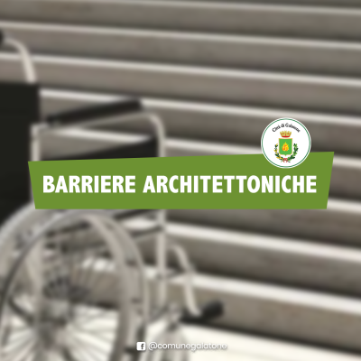 CONTRIBUTI PER SUPERAMENTO BARRIERE ARCHITETTONICHE