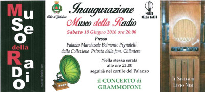 INAUGURAZIONE DEL MUSEO DELLA RADIO