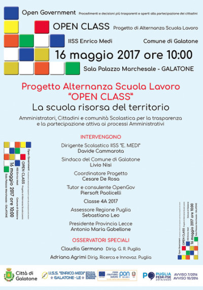 Incontro pubblico per la presentazione del Progetto Alternanza Scuola Lavoro ...