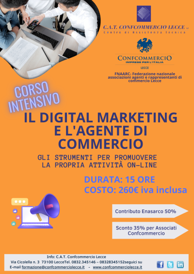 IL DIGITAL MARKETING E L’AGENTE DI COMMERCIO. Gli strumenti per pr...