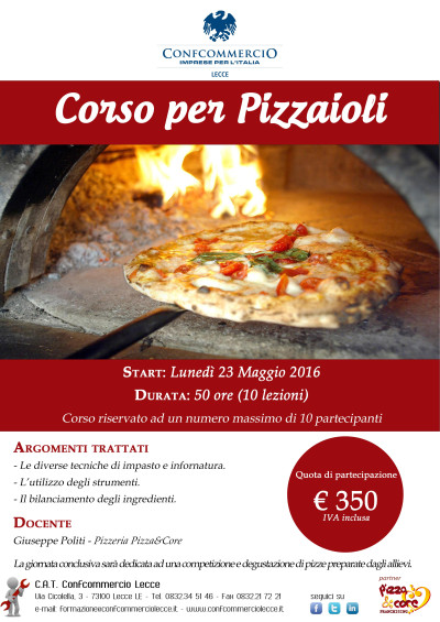 Corso per “Pizzaioli ” 