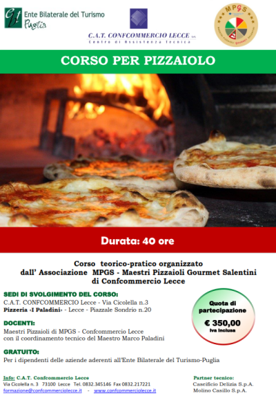 CORSO PROFESSIONALE PER PIZZAIOLO