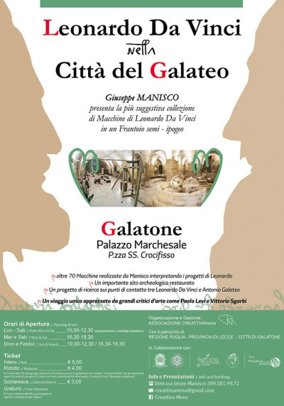 “Leonardo Da Vinci nella Città del Galateo”