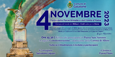 Celebrazione del 4 Novembre 2023