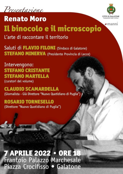 IL BINOCOLO E IL MICROSCOPIO. L'ARTE DI RACCONTARE IL TERRITORIO.