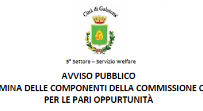 AVVISO PUBBLICO PER LA NOMINA DELLE COMPONENTI DELLA COMMISSIONE CITTADINA PE...