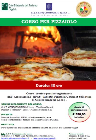 Corso per Pizzaiolo - Inizio 14 giugno 2021