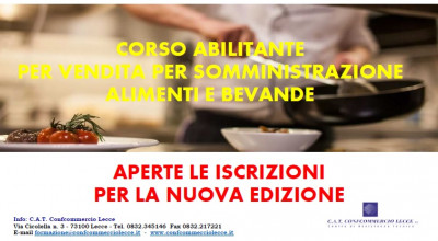 CORSO ABILITANTE PER L’ESERCIZIO DELL’ATTIVITA’ COMMERCIALE 