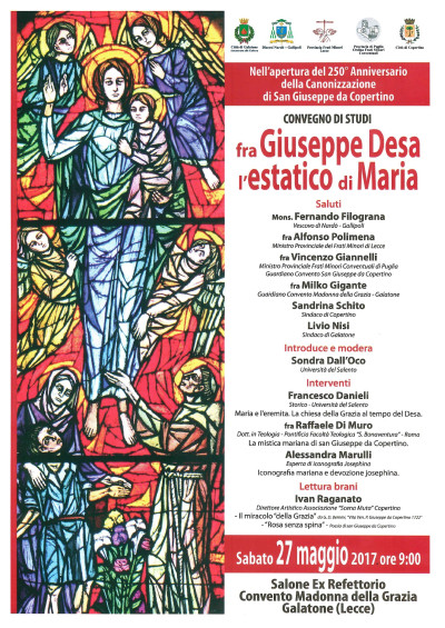 Convegno di Studi Fra Giuseppe Desa L'estatico di Maria