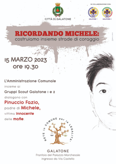 Incontro con  Pinuccio Fazio, padre di Michele, vittima innocente delle mafie.