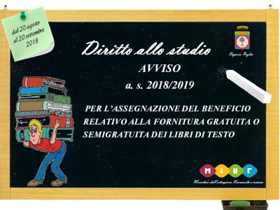 AVVISO FORNITURA LIBRI DI TESTO A. S. 2018-2019