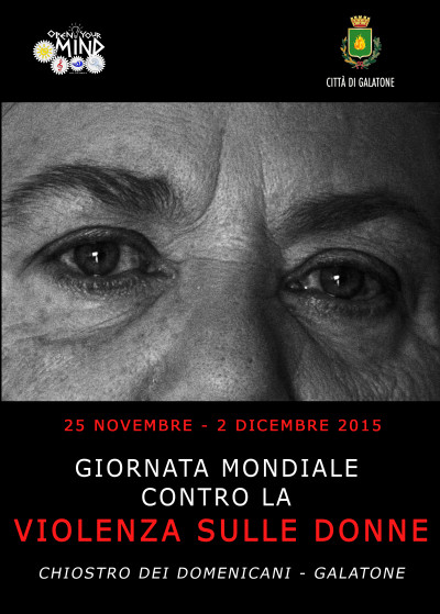 25 novembre GIORNATA INTERNAZIONALE CONTRO LA VIOLENZA SULLE DONNE