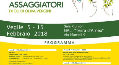 Corso di formazione per aspiranti assaggiatori di olio di oliva vergine 