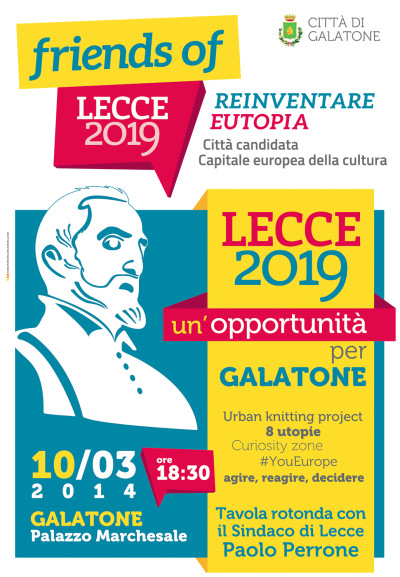 LECCE 2019: UN'OPPORTUNITA' PER GALATONE