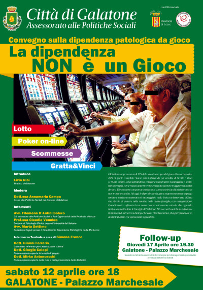 La dipendenza NON è un Gioco