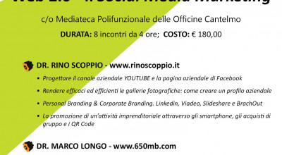 Corso “Web 2.0: il Social Media Marketing” 