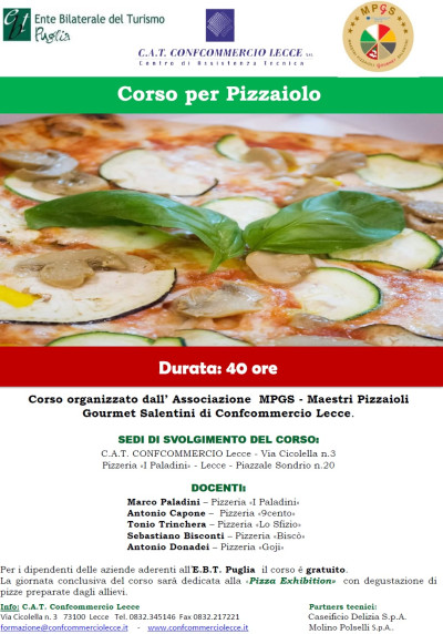 Corso per pizzaiolo