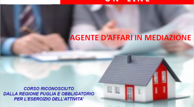 CORSO AGENTI D’AFFARI IN MEDIAZIONE  - INIZIO 20 APRILE 2021