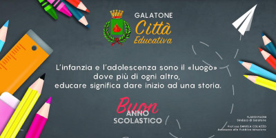 Messaggio del Sindaco Flavio Filoni alla comunità scolastica