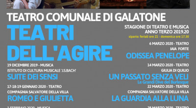 Stagione di teatro e musica Teatri dell'Agire del Teatro Comunale...